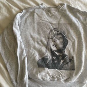 Anine Bing Kate Moss Ramona sweatshirt grey size Small